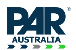 PAR Australia Logo in blue